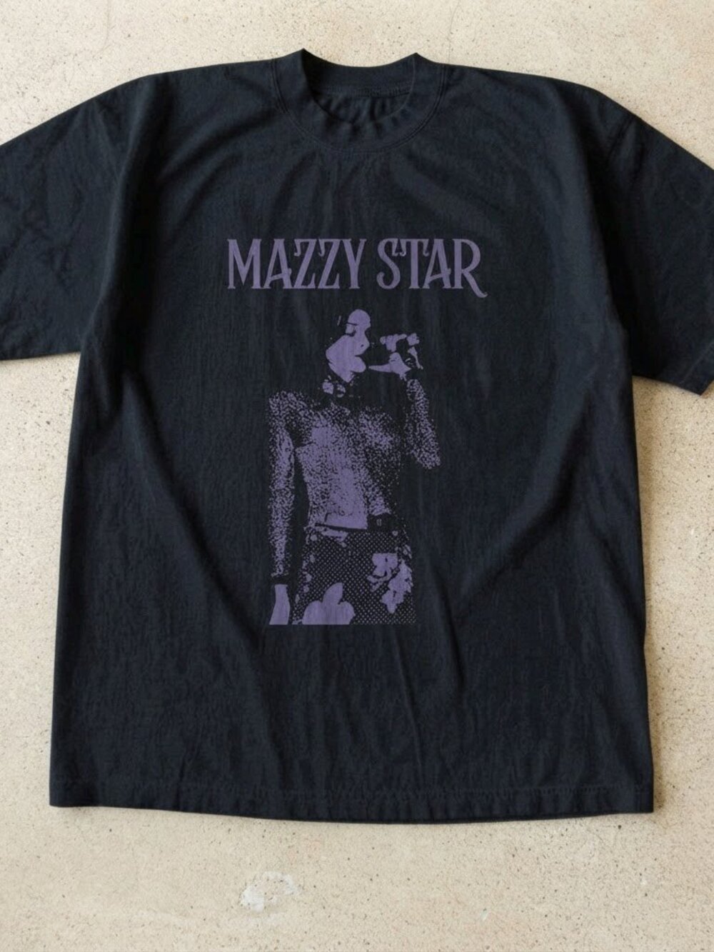 Mazzy Star Purple Art Alternative Indie Rock Black T-Shirt Unisex S-4XL